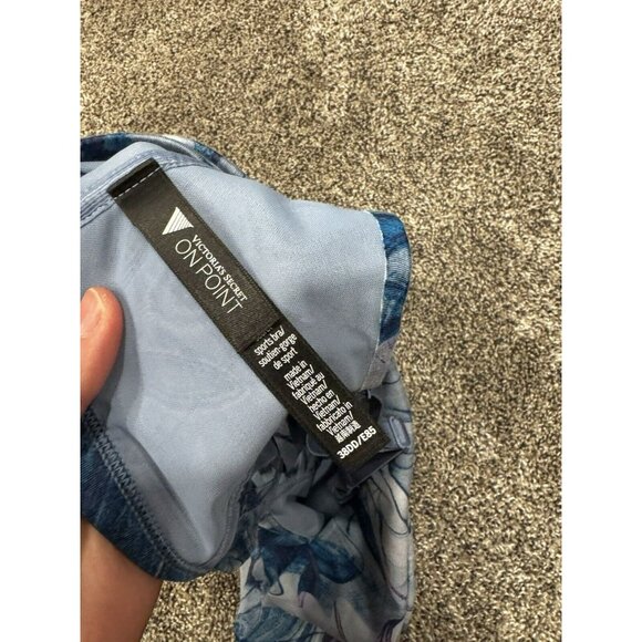 Victoria Secret On Point Sport Bra Blue 38DD EUC - Picture 3 of 3
